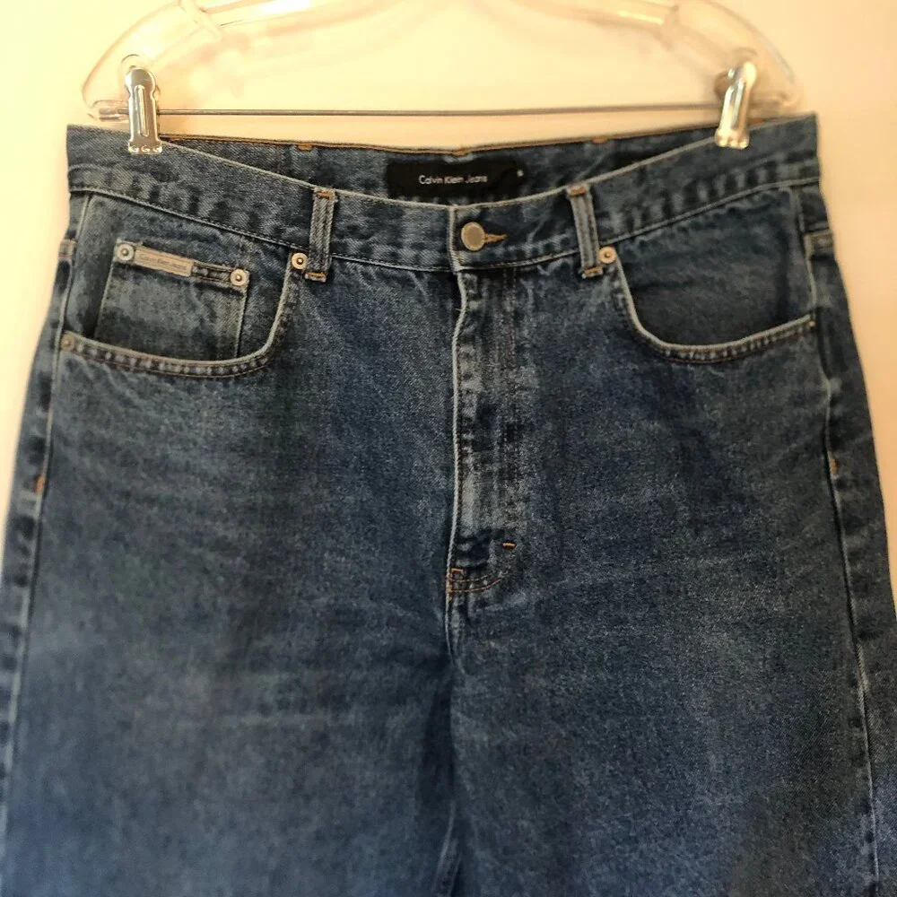 VINTAGE Calvin Klein men's Easy Fit Double Stone Wash jeans sz waist 36